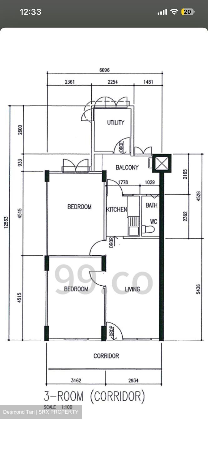 Blk 92 Commonwealth Drive (Queenstown), HDB 3 Rooms #606238931